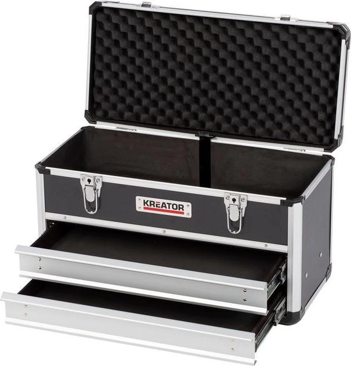 Kreator KRT640602B Gereedschapskoffer - 523 X 240 X 305 Mm - Zwart - (geleverd Zonder Gereedschap) 3 Kreator KRT640602B Gereedschapskoffer - 523 X 240 X 305 Mm - Zwart - (geleverd Zonder Gereedschap)