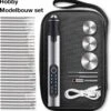 Merkloos Elektrische Graveerpen - Multifunctionele Hobby Modelbouw Set - Draagbaar Draadloos USB Oplaadbare Mini Doe Het Zelf Engraving Pen Voor Het Graveren Van Glas Hout Metaal Steen Plastic Sieraden - Zilverkleurig -Makita Winkel 1156x1200 3