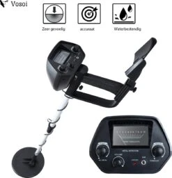 Vosoi - Hoogwaardige Metaal Detector - Nauwkeurige Pinpointer Optie - Waterdichte Zoekspoel - Geschikt Voor Kinderen En Volwassenen