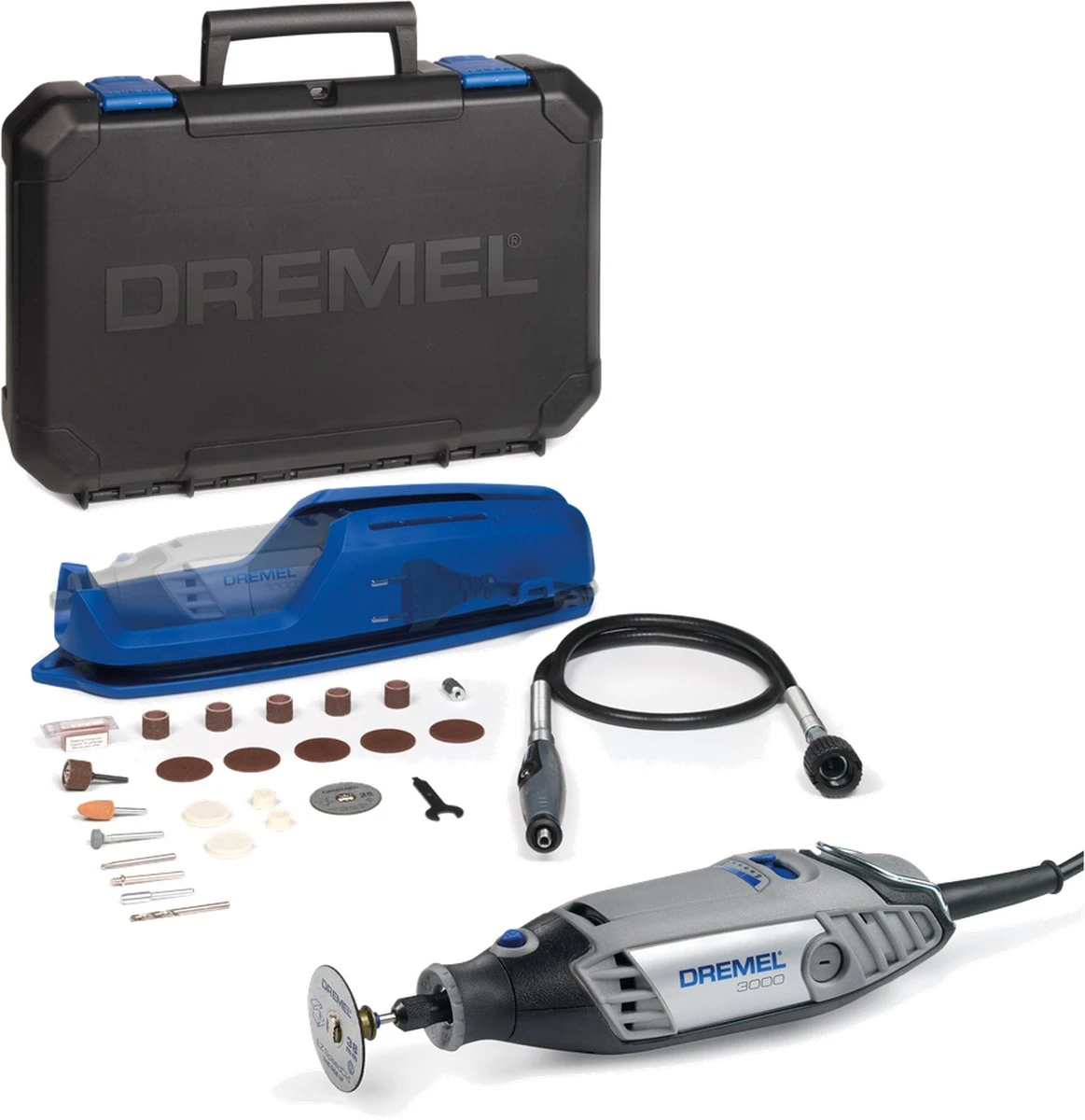 Dremel 3000 Multitool - Roterend - 130 Watt - Met 25 Accessoires En Koffer 4 Dremel 3000 Multitool - Roterend - 130 Watt - Met 25 Accessoires En Koffer - Afbeelding 2