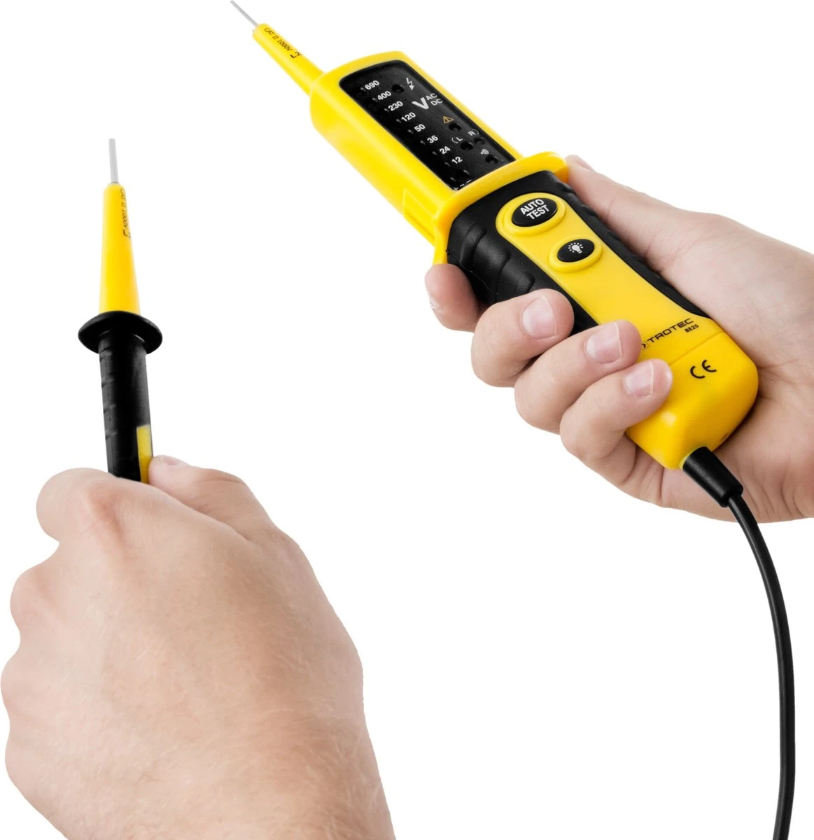 TROTEC Tweepolige Spanningstester BE20 10 TROTEC Tweepolige Spanningstester BE20 - Afbeelding 8