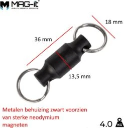 MAG-it Magnetische Connector - Magneet Sleutelhanger - Quick Release Magnetische Snel Sluiting - Magneet Met Ring - Magneet Met Oog - Hoogste Trekkracht 4,0 KG! -Makita Winkel 1164x1200 4