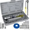ESTARK® Professionele XL 40-Delige Dopsleutel Set - Met Momentsleutel Ratel & Verlengstuk - Doppenset Doppendoos Torx/Inbus/Hex/Kruiskop/Philips Bit Doppen Set - Ratelset - Met Snelwisselsysteem - 1/4" & 1/2" Inch Doppenset -Makita Winkel 1167x1200 11