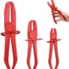 MMOBIEL 3x Slangklemtang Afknijptang In 3 Verschillende Maten - Rood