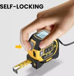 Staza - Rolmaat Multifunctionele Digitale Laser - 40M - Afstandsmeter - Elektronische Metrische Systeem - 5M Meetlint - Roestvrij - Afstandsmeters - Display - Slimme Rolmaat -Makita Winkel 1168x1200 10