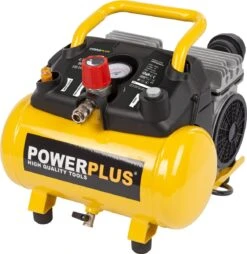 Powerplus POWX1724S Compressor - 550W - 8 Bar - Olievrij - 6L Tankinhoud -Makita Winkel 1168x1200 2