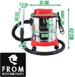 Kaminer - Aszuiger - 20L - 1200W - Openhaard - Stofzuiger - Pellet Aszuiger -Makita Winkel 1168x1200 7