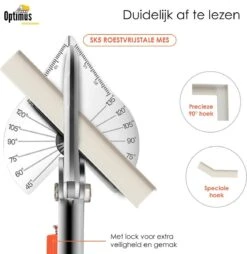 Optimus Professionele Plintenschaar / Verstekschaar 45°-135° - Verbeterd Model - RVS - Plintentang - Plintenknipper - Laminaatknipper -Makita Winkel 1169x1200 9