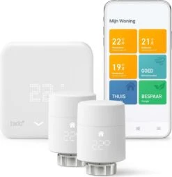 Tado° Slimme Thermostaat Starterkit V3+ - Inclusief 2 Slimme Radiatorknoppen