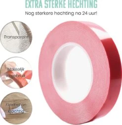 SOLITY® Dubbelzijdig Tape - Montagetape - Extra Sterk - Inclusief Extra’s - Transparant - 3m X 10mm 13 SOLITY® Dubbelzijdig Tape - Montagetape - Extra Sterk - Inclusief Extra’s - Transparant - 3m X 10mm -Makita Winkel 1172x1200 15