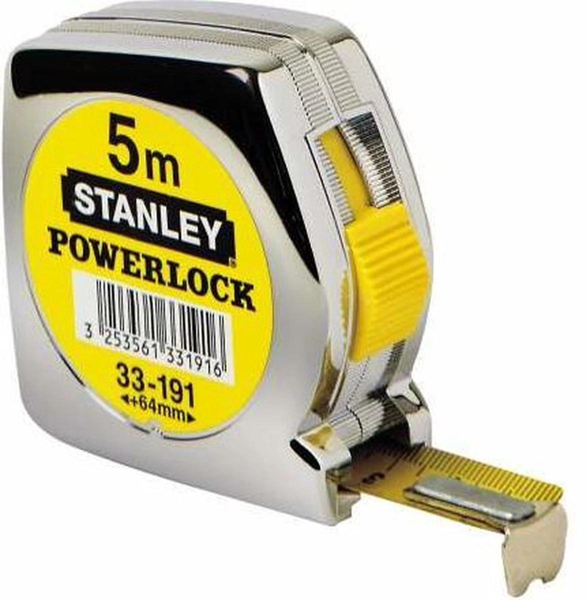 STANLEY Rolbandmaat Powerlock - 5 M - 19 Mm 5 STANLEY Rolbandmaat Powerlock - 5 M - 19 Mm - Afbeelding 3