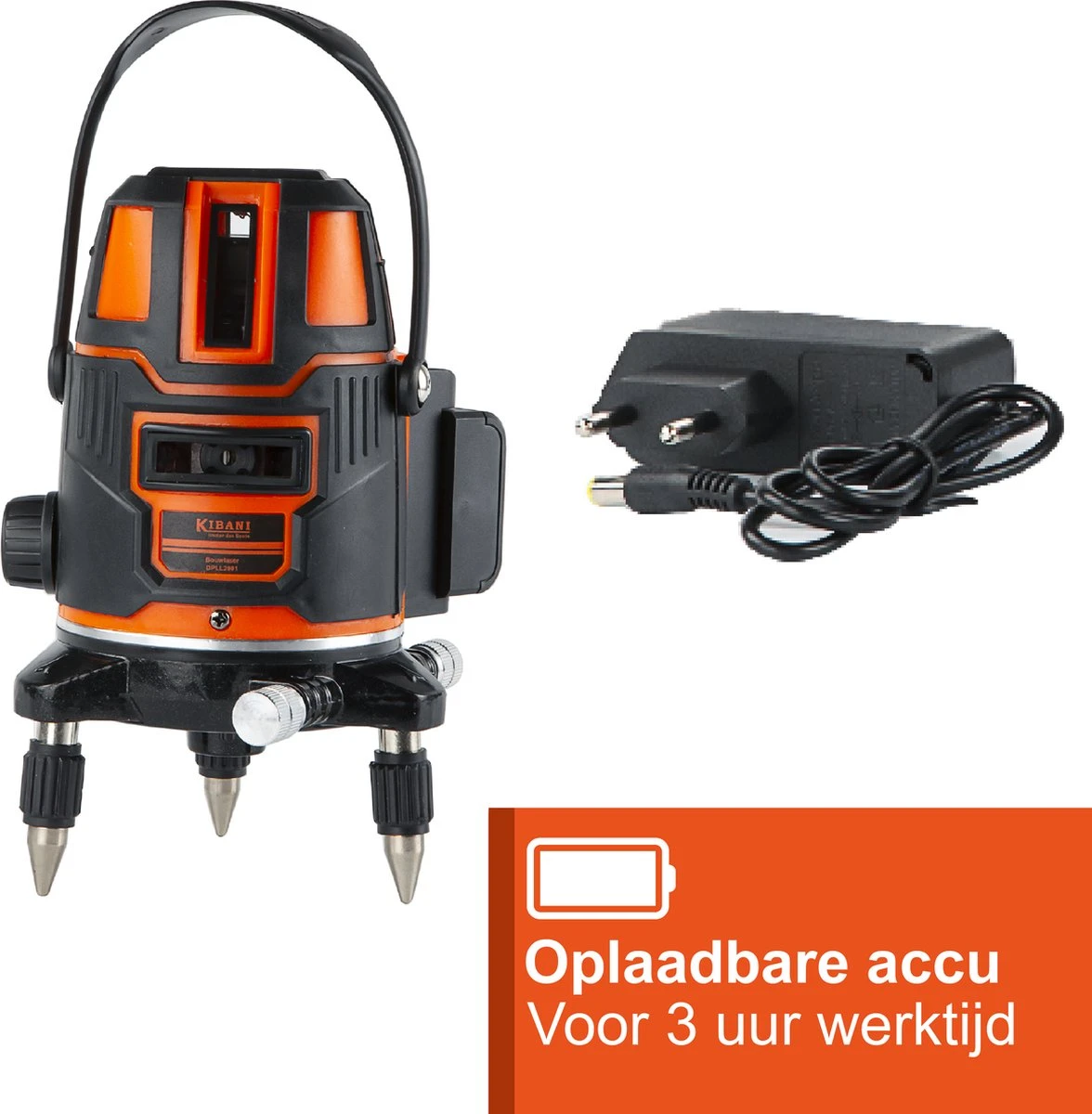 Kibani Kruislijnlaser Met Statief - Bouwlaser Zelfnivellerend - Kruislijnlaser Zelfnivellerend - Kruislaser - Rotatielaser - Laserwaterpas - Lijnlaser - Oplaadbare Accu - Laserliners- Rood - Met Statief En Opberg Box 8 Kibani Kruislijnlaser Met Statief - Bouwlaser Zelfnivellerend - Kruislijnlaser Zelfnivellerend - Kruislaser - Rotatielaser - Laserwaterpas - Lijnlaser - Oplaadbare Accu - Laserliners- Rood - Met Statief En Opberg Box - Afbeelding 6