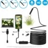 Endoscoop - Inspectiecamera USB - Inspectiegereedschap - 7mm Kop - Flexibele HD - 5M Cabel - Waterproof - 6 LED Verlichting - Voor Android -Makita Winkel 1177x1200 12