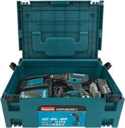 Makita DHP485RFJ 18V Li-Ion Accu Klopboor-/schroefmachine Set (2x 3.0Ah Accu) In Mbox - Koolborstelloos -Makita Winkel 1177x1200 2