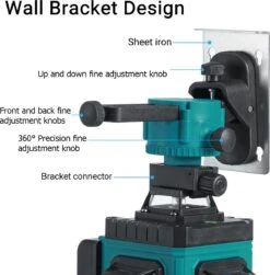 Merkloos FASGet Lijnlasers - Zelfnivellerende Kruislijnlaser 4D Bouwlaser - 8 Tot 16 Lijnen - 360° Graden Roterende Laser - Inclusief Statief En Hardcase -Makita Winkel 1179x1200 4