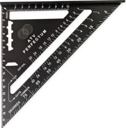 ATV PERFECTUM Winkelhaak – Metrisch - Aluminium - Hoekmeter – Speed Square -Blokhaak – Zwaaihaak 23 ATV PERFECTUM Winkelhaak – Metrisch - Aluminium - Hoekmeter – Speed Square -Blokhaak – Zwaaihaak -Makita Winkel 1180x1200 13