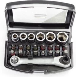 Benson Bit - Doppenset + Ratel 24 Delig Kleur Profi 10 Benson Bit - Doppenset + Ratel 24 Delig Kleur Profi -Makita Winkel 1186x1200 23