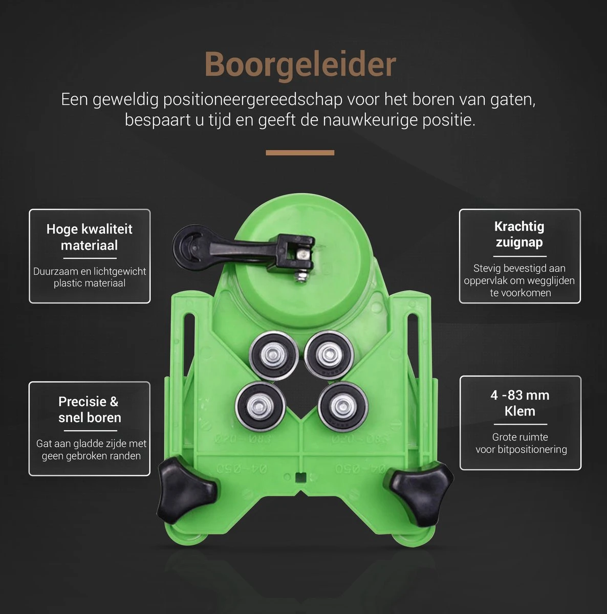 Breskol Tegelboren - Diamantboren + Boorgeleider + 70mm + 75mm Gaten Boorset - Boren - Diamant Boor Geleider - Diamantboor - Diamantborenset - Tegelboren 6 Breskol Tegelboren - Diamantboren + Boorgeleider + 70mm + 75mm Gaten Boorset - Boren - Diamant Boor Geleider - Diamantboor - Diamantborenset - Tegelboren - Afbeelding 4