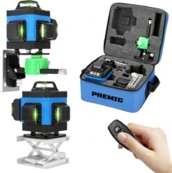 Premic Zelfnivellerende Kruislijnlaser 4D Bouwlaser - 4 Tot 16 Lijnen – 360° Graden Roterende Laser – Inclusief 2X Batterijen -Makita Winkel 1193x1200 21