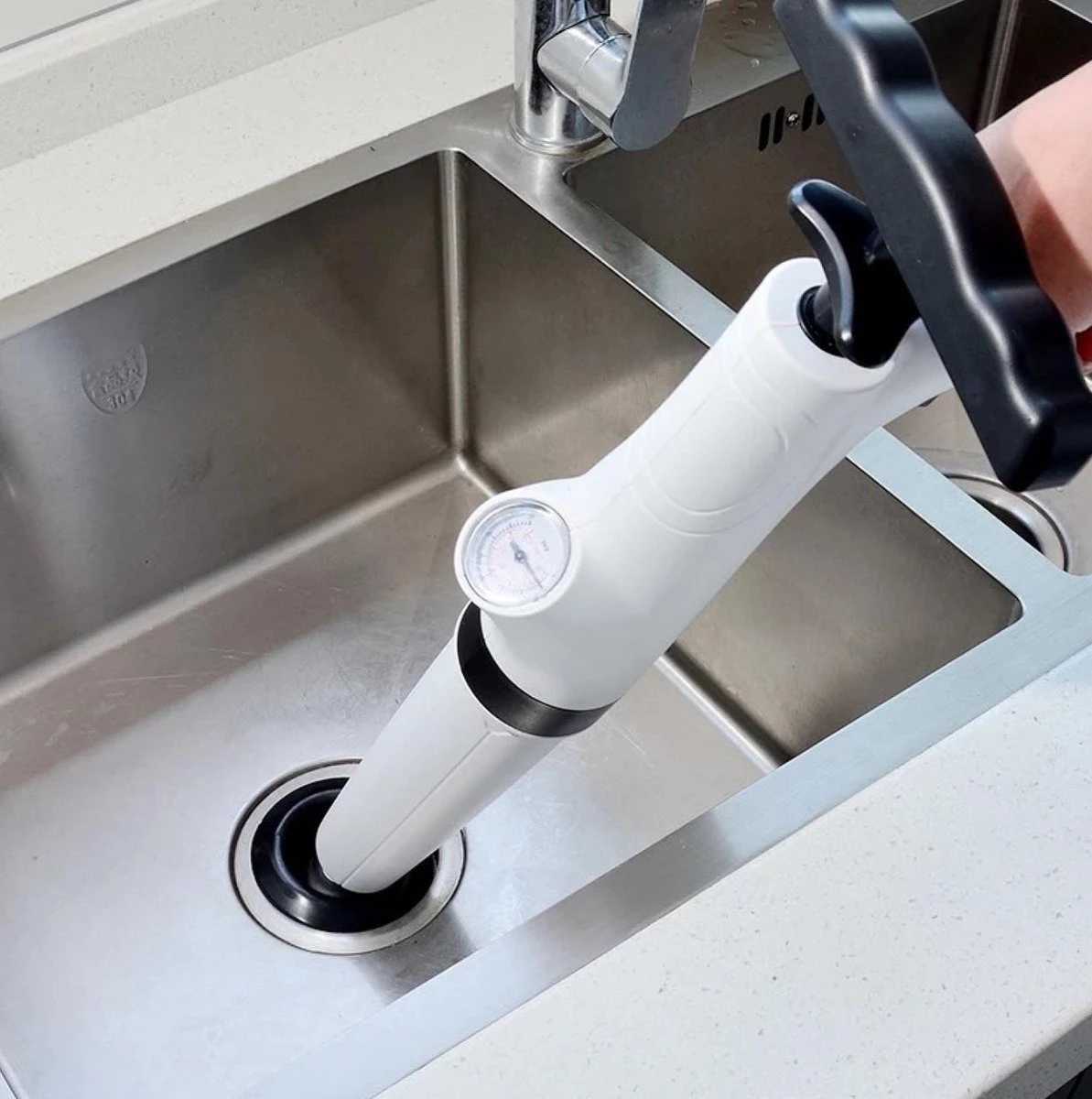 Vivion Gootsteenontstopper - Ontstoppingspistool - Ontstopper Toilet - Wc Ontstopper - Leiding Ontstopper - Toilet Ontstopper - Plopper - Wasbak Ontstopper - Hogedruk Ontstopper - Afvoer Ontstopper 8 Vivion Gootsteenontstopper - Ontstoppingspistool - Ontstopper Toilet - Wc Ontstopper - Leiding Ontstopper - Toilet Ontstopper - Plopper - Wasbak Ontstopper - Hogedruk Ontstopper - Afvoer Ontstopper - Afbeelding 6