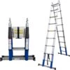 ALDORR Home Telescopische Vouwladder 6,20 Meter - Met Stabilisatievoet En Soft Closing - Aluminium -Makita Winkel 1194x1200 18