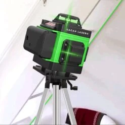 Uacah® Zelfnivellerend Kruislijnlaser - 4D Bouwlaser - Professionele Set - 50m - 360° Graden Roterende Laser - 16 Lijnen - Lijnlaser - Laser Waterpas - Met Statief En Draagtas -Makita Winkel 1194x1200 6