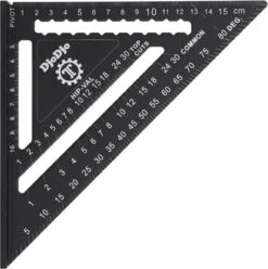 DjoDjo - Winkelhaak - Metrische Driehoek - Speed Square - Schrijfhaak - Blokhaak - Verstekhaak - 5-in-1 Meetdriehoek - Zwart 16 DjoDjo - Winkelhaak - Metrische Driehoek - Speed Square - Schrijfhaak - Blokhaak - Verstekhaak - 5-in-1 Meetdriehoek - Zwart -Makita Winkel 1195x1200 11
