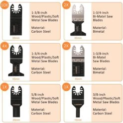 CGBOOM Zaagblad - Multitool - Set - 28 Delig - DeWalt - Makita - Milwaukee - Einhell -Makita Winkel 1196x1200 13