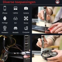 Brute Strength - 117 Delige Precisie Schroevendraaierset Magnetisch - Gereedschapset- Schroevendraaiers Klein - Bitset Met Torx - Cadeau Voor Man -Makita Winkel 1196x1200 20