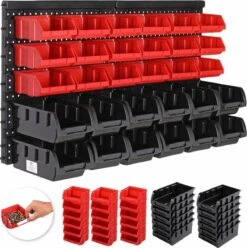 Gereedschappenwand - Stapelbare Opbergboxen 30 Stuks - 360x380mm -Makita Winkel 1196x1200 26