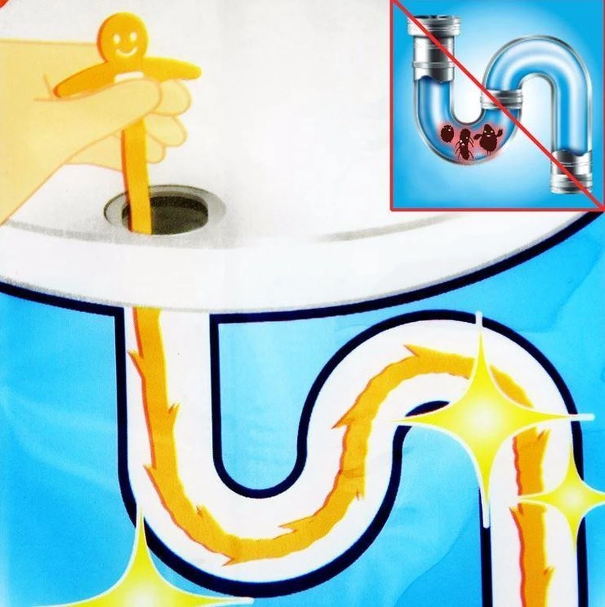 Merkloos Afvoer Ontstoppen - Gootsteenontstopper - Gootsteen Verstopt - 1 Stuks - Afvoer Verstopt - Ontstopper - Verschillende Kleuren - Stipco 5 Merkloos Afvoer Ontstoppen - Gootsteenontstopper - Gootsteen Verstopt - 1 Stuks - Afvoer Verstopt - Ontstopper - Verschillende Kleuren - Stipco - Afbeelding 3