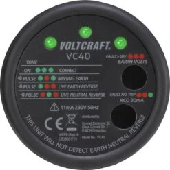 VOLTCRAFT VC40 Stopcontacttester CAT II 300 V -Makita Winkel 1197x1200 25