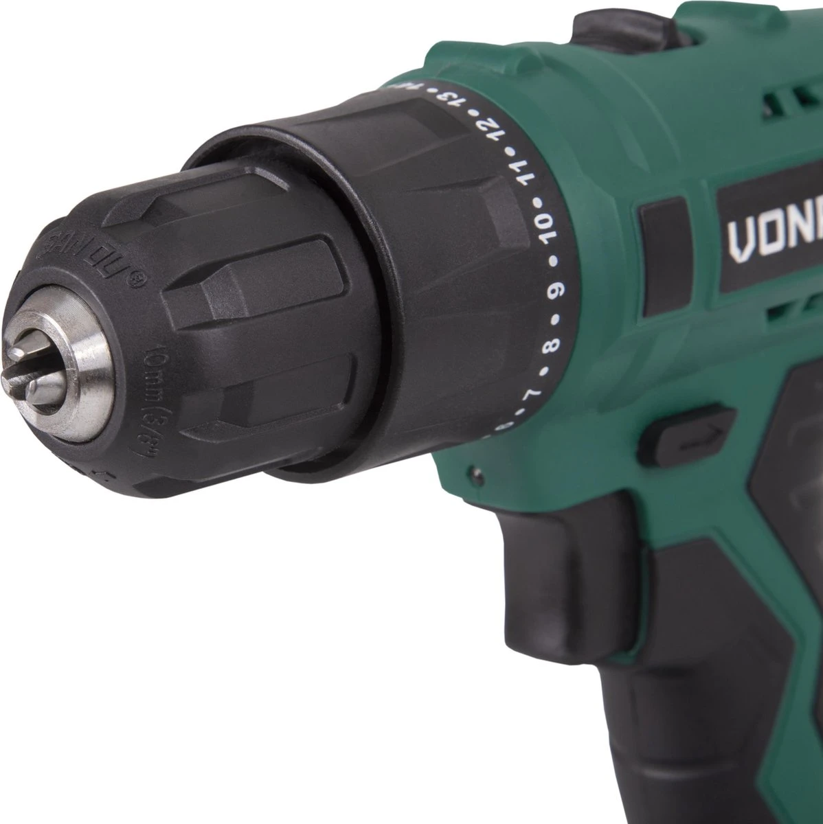 VONROC Accuboormachine – 12V Li-Ion – Incl. Aluminium Opbergkoffer, 46 Accessoires, 1x Accu & Lader 7 VONROC Accuboormachine – 12V Li-Ion – Incl. Aluminium Opbergkoffer, 46 Accessoires, 1x Accu & Lader - Afbeelding 5