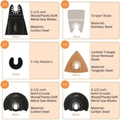 CGBOOM Zaagblad - Multitool - Set - 28 Delig - DeWalt - Makita - Milwaukee - Einhell -Makita Winkel 1198x1200 19
