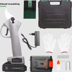 Mardin Elektrische Snoeischaar - Accu Snoeischaar – Elektrische Heggenschaar – Snoeischaar - Inclusief Koffer - Extra Accu - Grijs -Makita Winkel 1198x1200 21