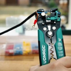 VONROC Professionele Automatische Striptang - Krimp- En Isoleertang - Met 270-delig Accessoireset -Makita Winkel 1198x1200 29