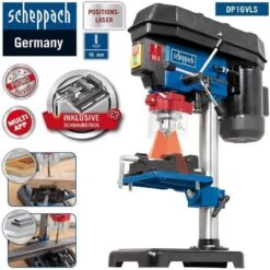 Scheppach Tafelboormachine DP16VLS - 230V | 500W | 3-16mm | Incl. Laser -Makita Winkel 1198x1200 6