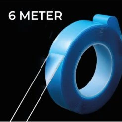 24ME® 6 Meter Puur Acryl Tape - Dubbelzijdig Montagetape - Tape - 10mm X 6 Meter - Ultra Strong Sterk - Transparant - Sterk Lijm