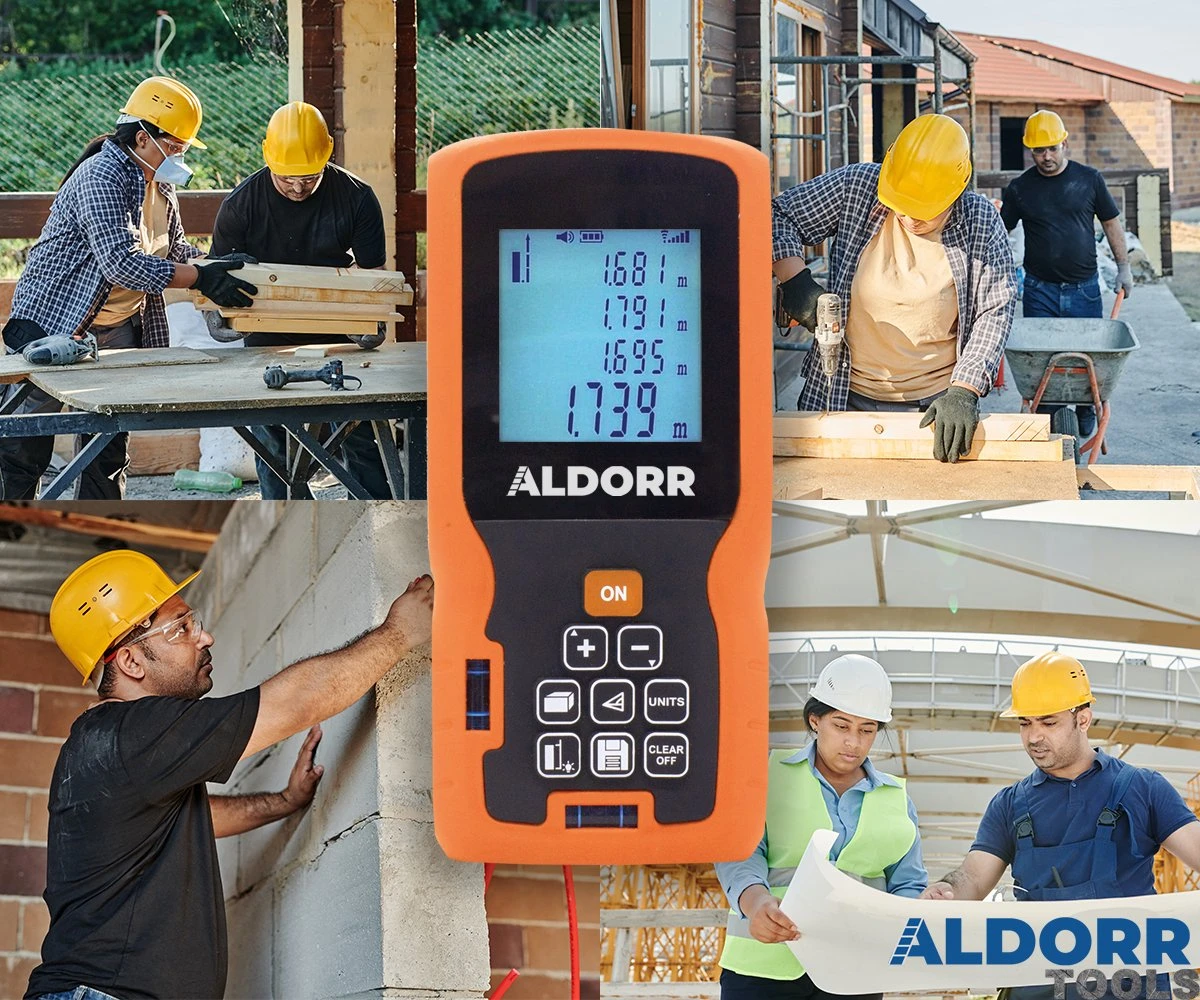 ALDORR Tools - Professionele Laserafstandmeter - 100 Meter Bereik - Uitgebreide Meetopties 7 ALDORR Tools - Professionele Laserafstandmeter - 100 Meter Bereik - Uitgebreide Meetopties - Afbeelding 5