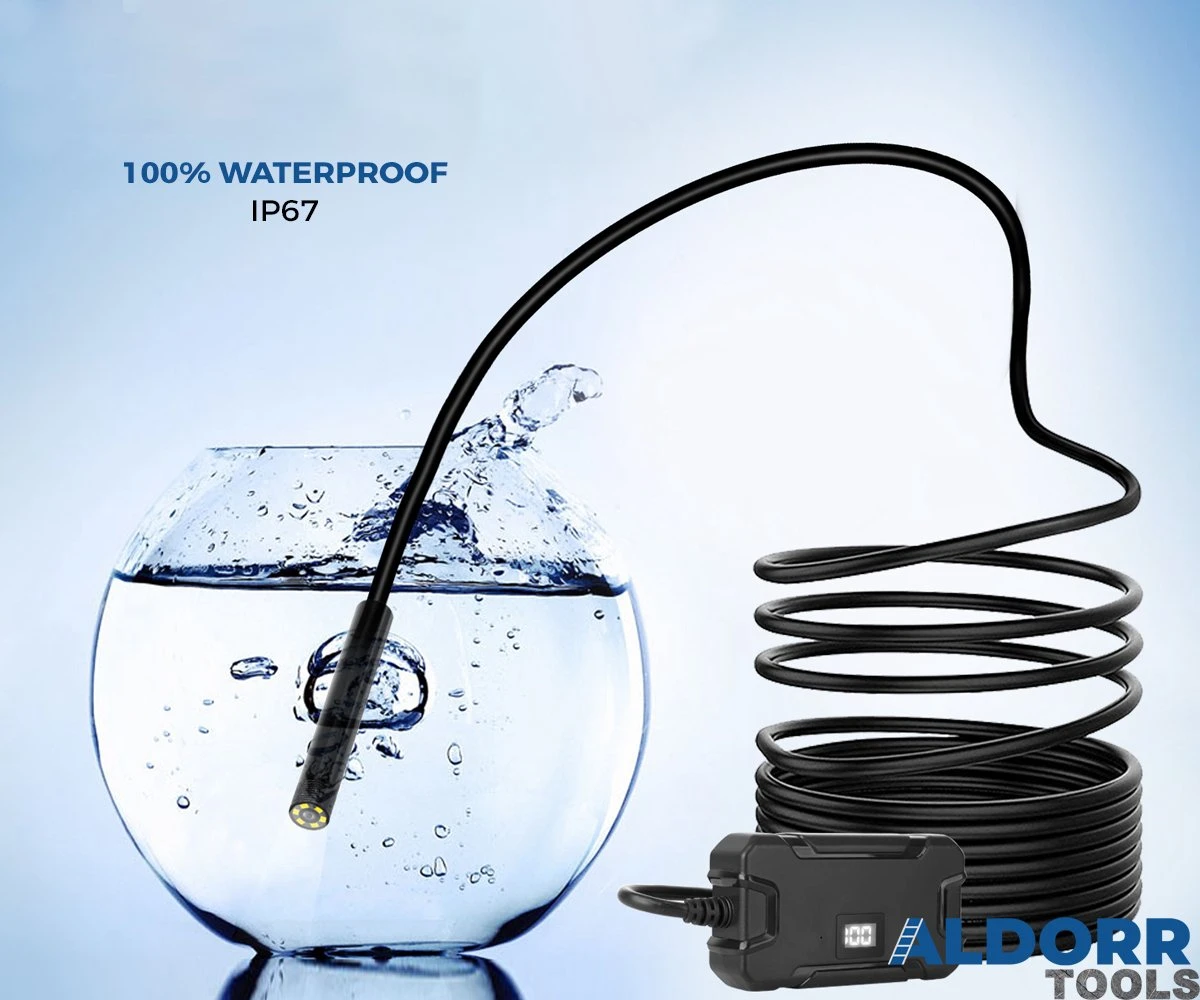 ALDORR Tools - Inspectiecamera 10M - Android/IOS - IP68 Waterdicht - 1080P HD - Endoscoop - Inspecteren Met Telefoon 7 ALDORR Tools - Inspectiecamera 10M - Android/IOS - IP68 Waterdicht - 1080P HD - Endoscoop - Inspecteren Met Telefoon - Afbeelding 5