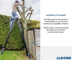 ALDORR Professional - Multiladder Uitschuifbare Vouwladder 4x4 - 4,00 Meter -Makita Winkel 1200x1000 38