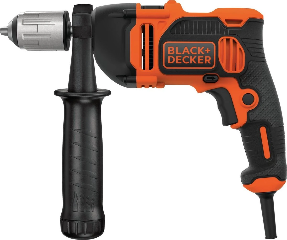Black & Decker BLACK+DECKER BEH850K-QS Klopboormachine - 850W - 1 Snelheid - Incl. Koffer En Boren 5 Black & Decker BLACK+DECKER BEH850K-QS Klopboormachine - 850W - 1 Snelheid - Incl. Koffer En Boren - Afbeelding 3