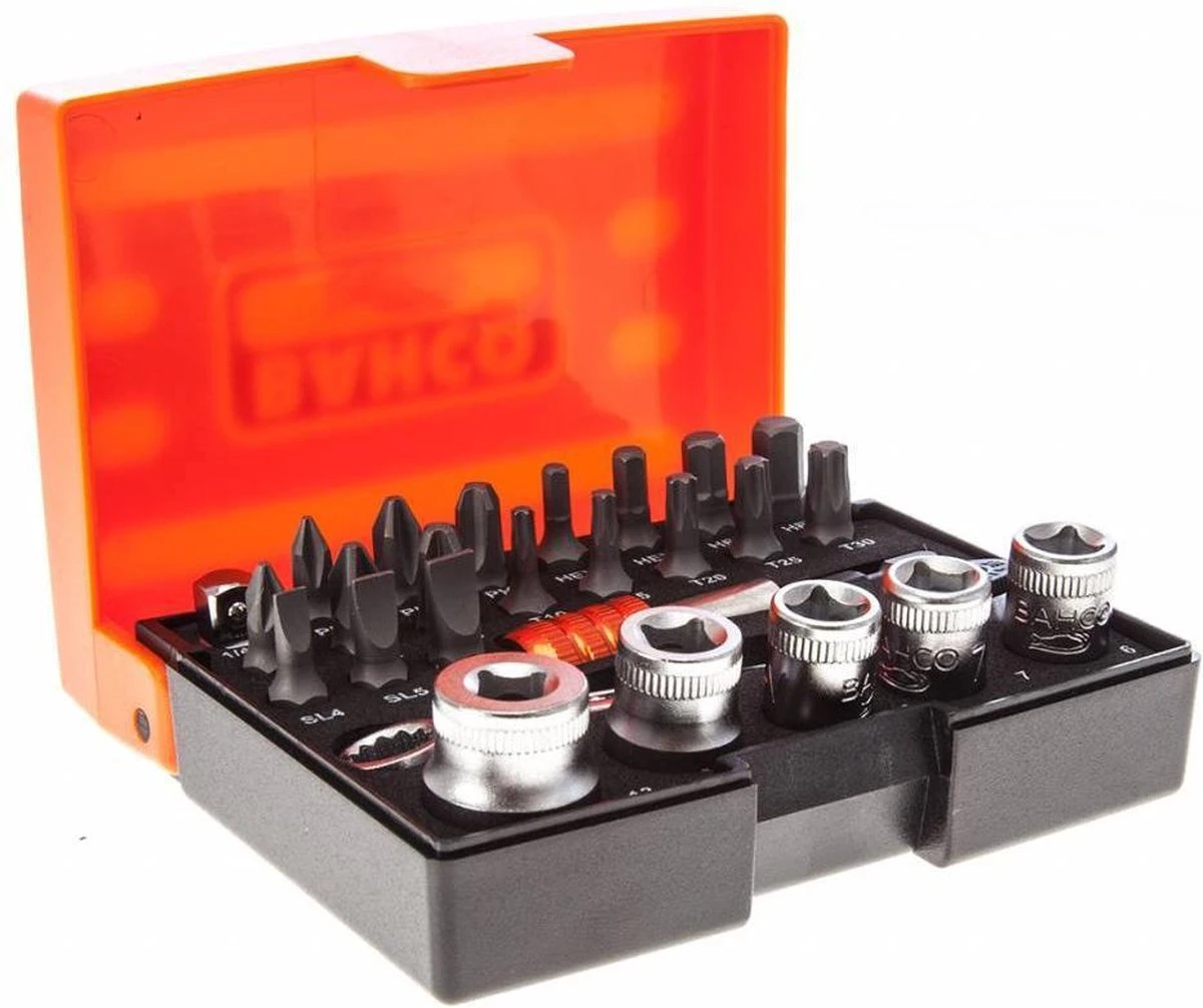 Bahco Doppen En Bitratelset 26- Delig 8 Bahco Doppen En Bitratelset 26- Delig - Afbeelding 6