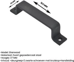 Barnwoodweb Deurgreep Sherwood - Deurgreep Schuifdeur - Deurgreep Zwart - Zwart Stalen Deurgreep - Deurgreep Staal Schuifdeur -Makita Winkel 1200x1007 7