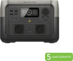 EcoFlow River 2 MAX - Solar Portable Power Station - 512Wh - 500W