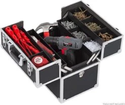 Kreator KRT640301B Gereedschapskoffer - 360 X 230 X 300 Mm - Zwart - (geleverd Zonder Gereedschap) -Makita Winkel 1200x1010 10