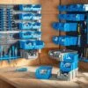 Workzone Opbergwand Gereedschap - Gereedschapshouder - Gereedschap Wandrek - Opbergboxen Gereedschap - Gereedschapwand