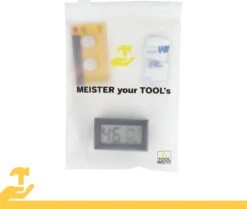 Tool Meister TM1 – Hygrometer & Thermometer - Binnen/Buiten/Koelkast – Digitaal -Zwart - Incl Batterijen 22 Tool Meister TM1 – Hygrometer & Thermometer - Binnen/Buiten/Koelkast – Digitaal -Zwart - Incl Batterijen -Makita Winkel 1200x1016 7