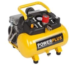 Powerplus POWX1724S Compressor - 550W - 8 Bar - Olievrij - 6L Tankinhoud -Makita Winkel 1200x1020 1