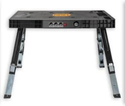 FUXTEC Werkbank - 5in1 - Universele Werkbank, Werkplatform, Steiger, Zaagbok, Transportrol En Werkplaatsrolbord In één - FX-WB 23 FUXTEC Werkbank - 5in1 - Universele Werkbank, Werkplatform, Steiger, Zaagbok, Transportrol En Werkplaatsrolbord In één - FX-WB -Makita Winkel 1200x1020 6